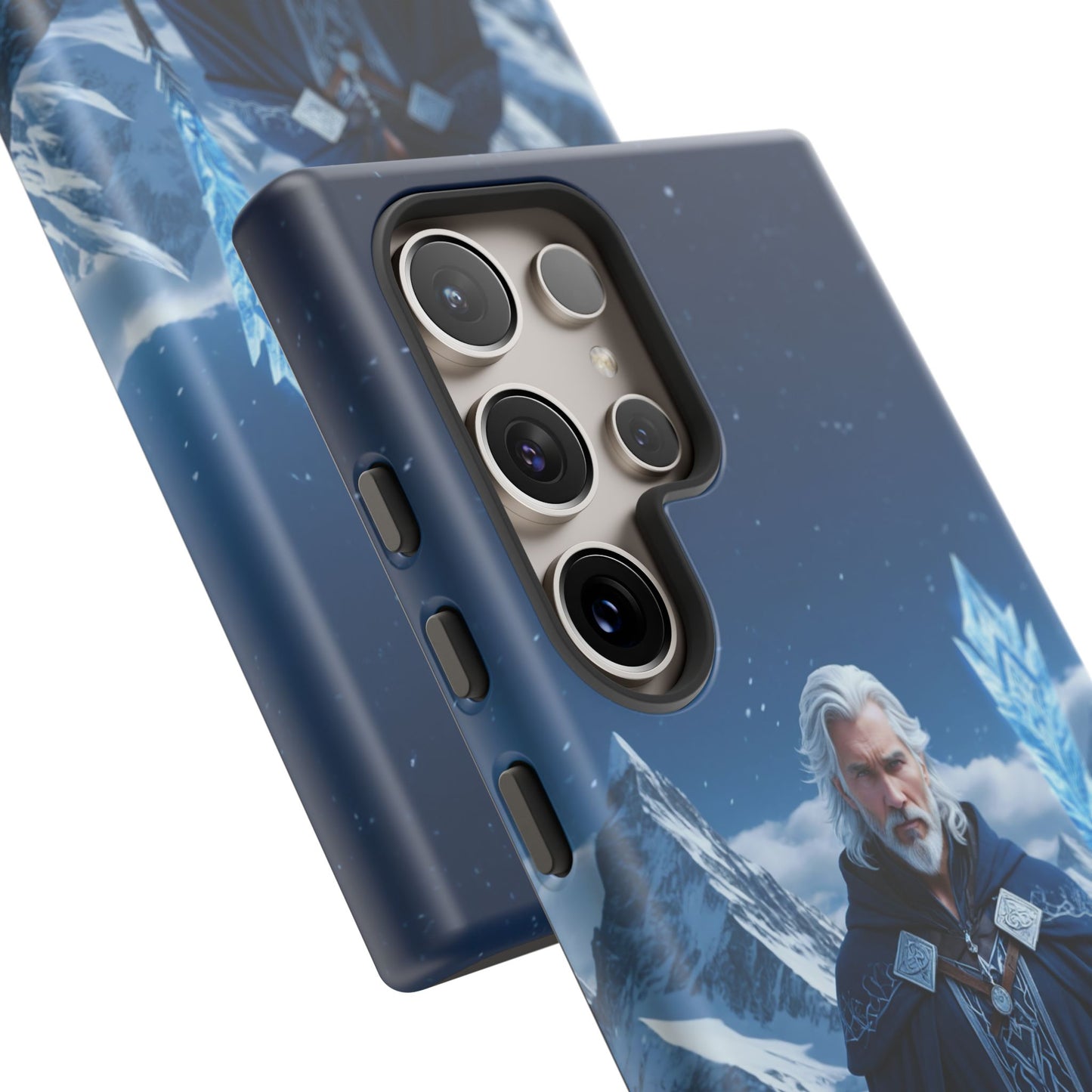 Ice Lord of the Frost Mountains Phone Case