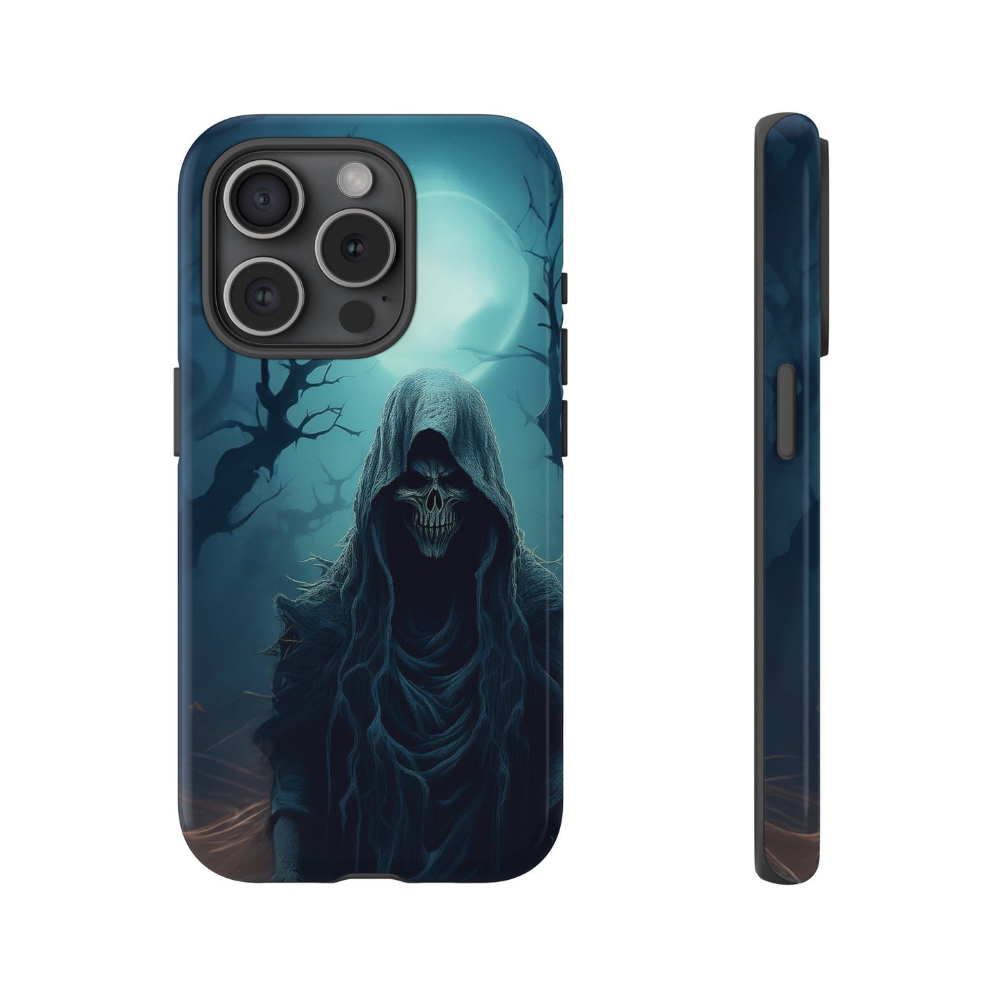 Horror Reaper iPhone Samsung Google Phone Case - Dark and Mysterious Design for Thrill Seekers