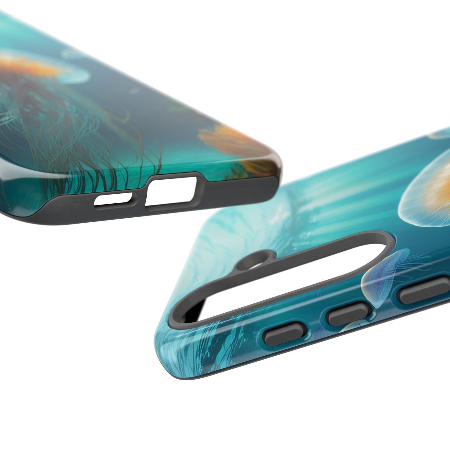 Elegant Jellyfish Samsung Galaxy Case - Fits Galaxy S23, S22, S21, S20, S10, Note 20, Note 10 - Unique Ocean-Inspired Phone Cover Gift