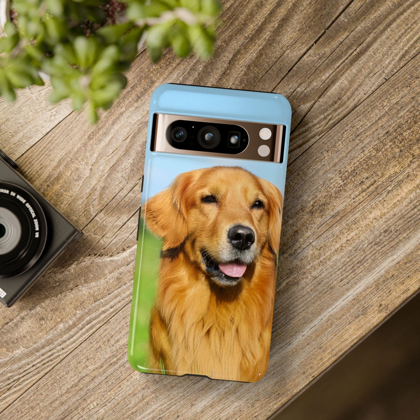 Golden Retriever Google Pixel Case - Fits Pixel 8 Pro, Pixel 8, Pixel 7, Pixel 6 Pro & More - Adorable Dog Lover Gift - Durable Cover