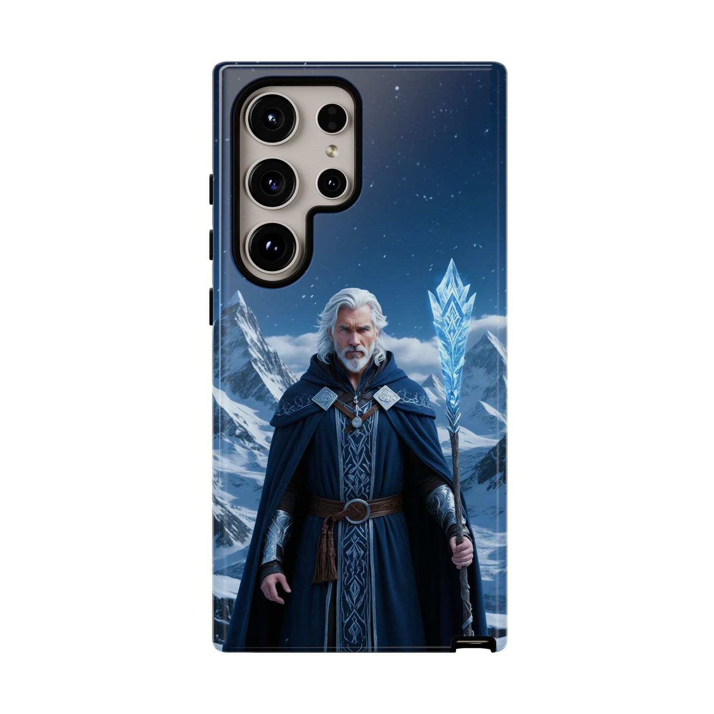 Ice Lord of the Frost Mountains Phone Case