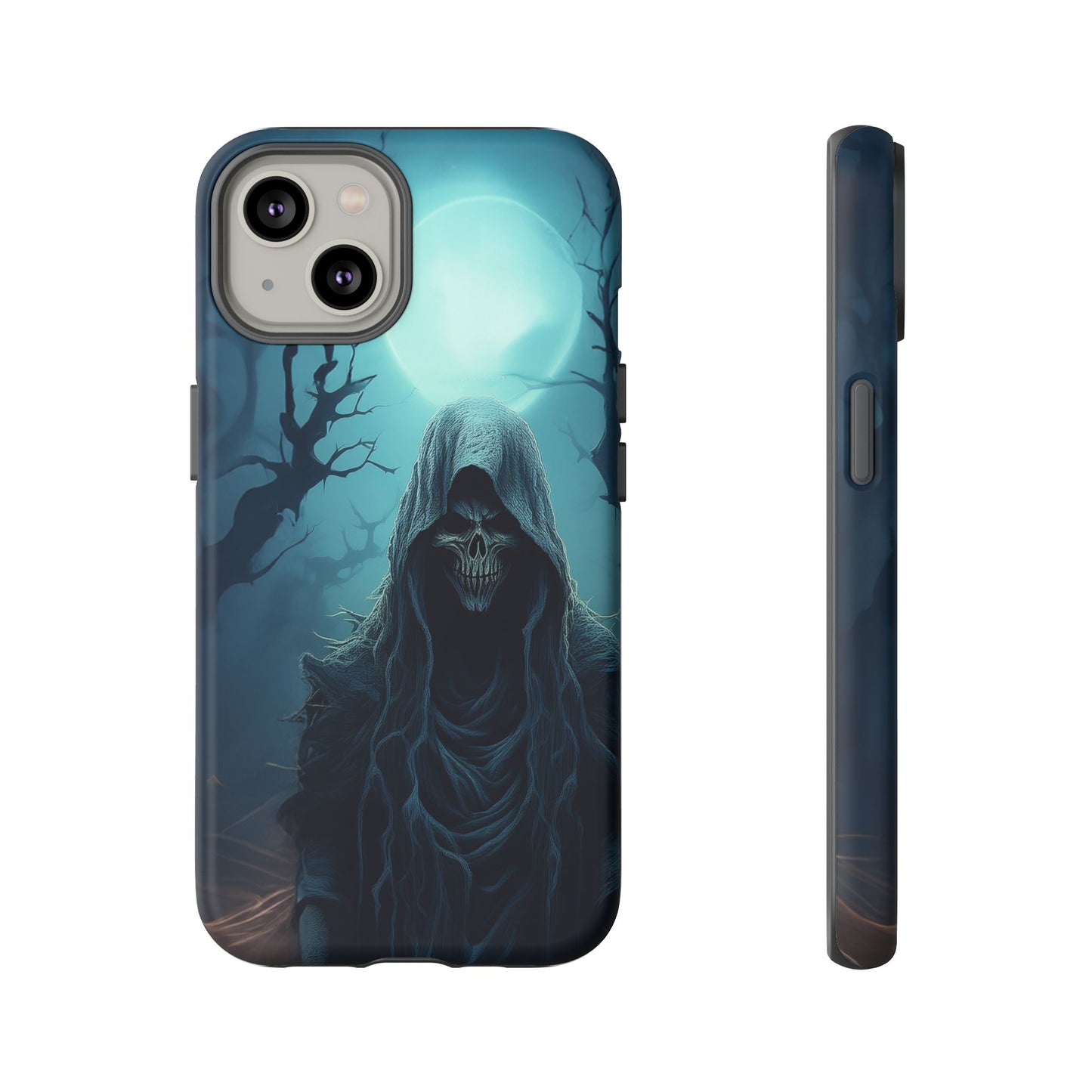 Horror Reaper iPhone Samsung Google Phone Case - Dark and Mysterious Design for Thrill Seekers