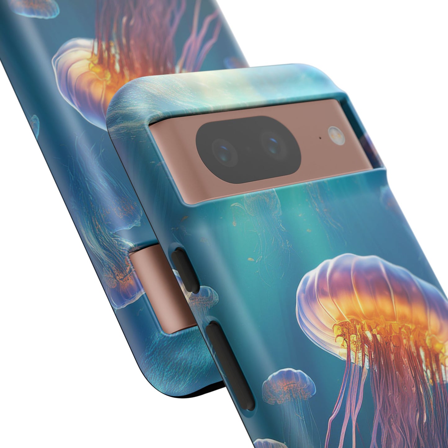 Mesmerizing Jellyfish Google Pixel Case - Fits Pixel 8 Pro, Pixel 8, Pixel 7, Pixel 6 Pro, Pixel 6, Pixel 5 5G - Ocean-Inspired Phone Cover