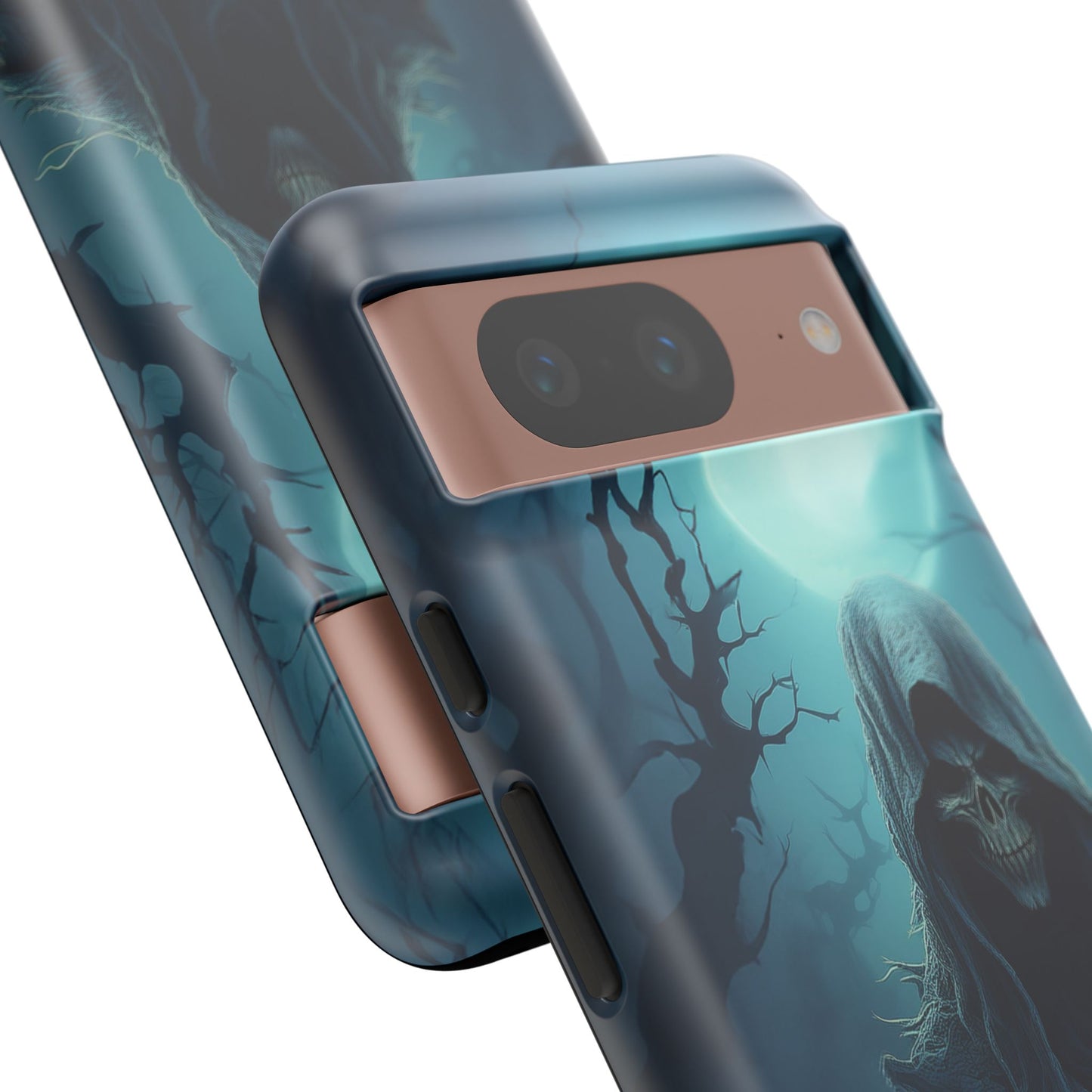 Horror Reaper iPhone Samsung Google Phone Case - Dark and Mysterious Design for Thrill Seekers