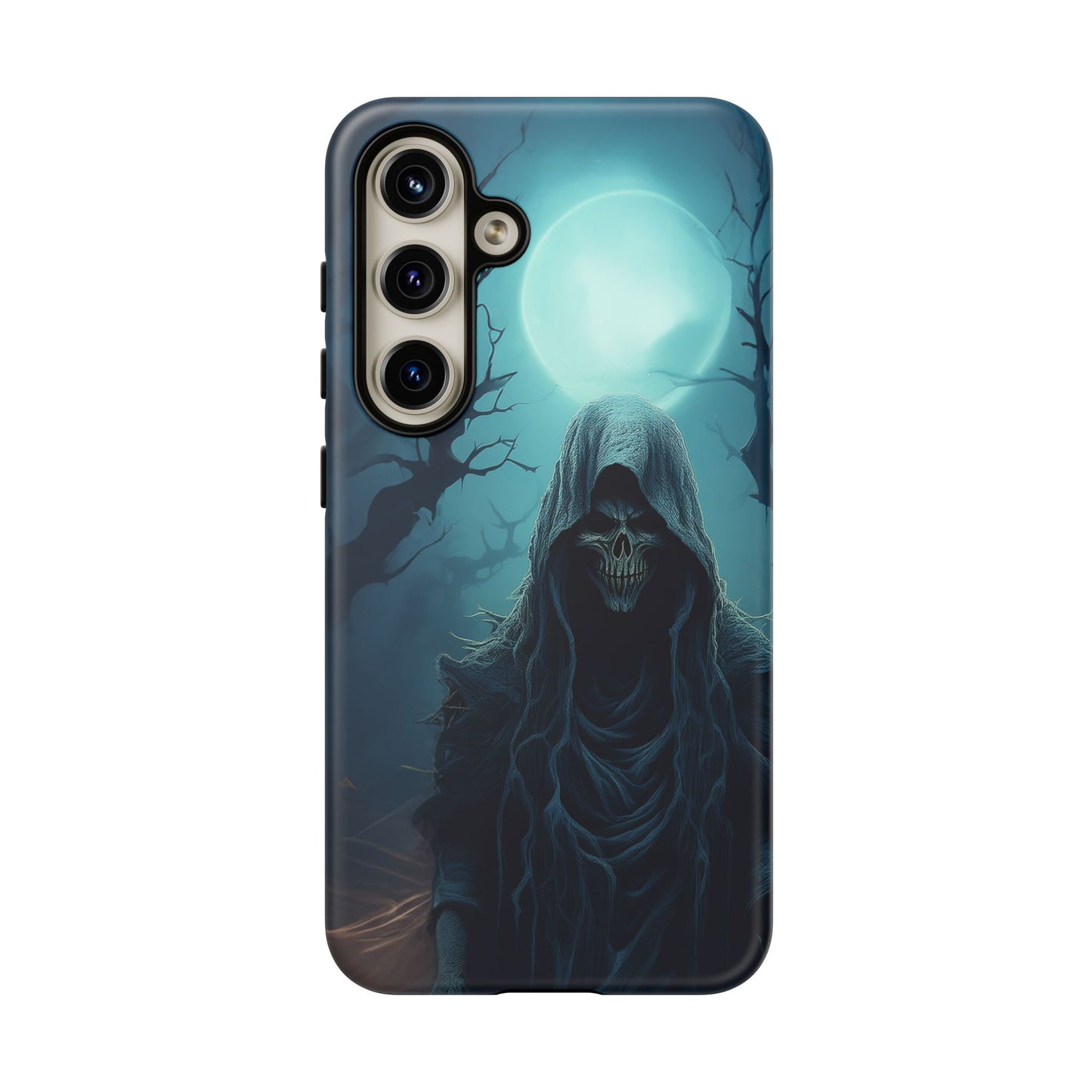 Horror Reaper iPhone Samsung Google Phone Case - Dark and Mysterious Design for Thrill Seekers