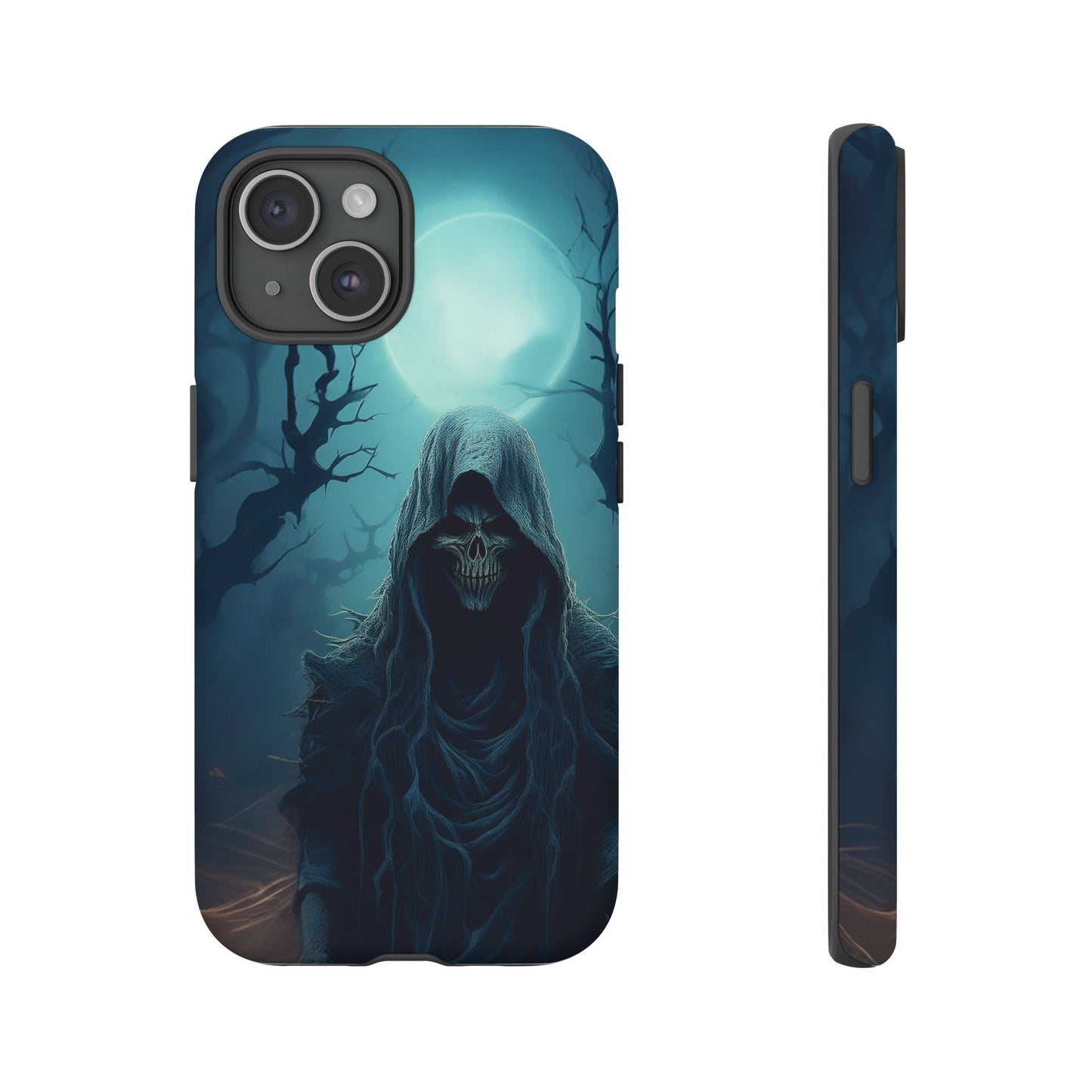 Horror Reaper iPhone Samsung Google Phone Case - Dark and Mysterious Design for Thrill Seekers